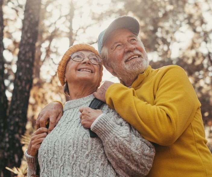 Imagen de una pareja de jubilados