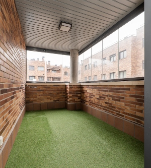 Imagen de una terraza de un piso