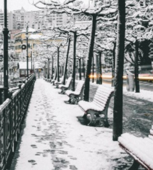 Imagen de la tormenta filomena