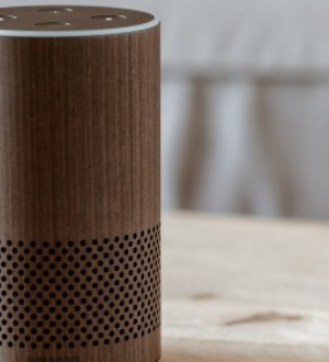 Imagen de un asistente virtual en una casa