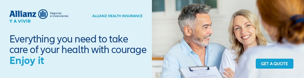 Allianz Health Insurance banner with image of a couple happy about their conversations with their doctor